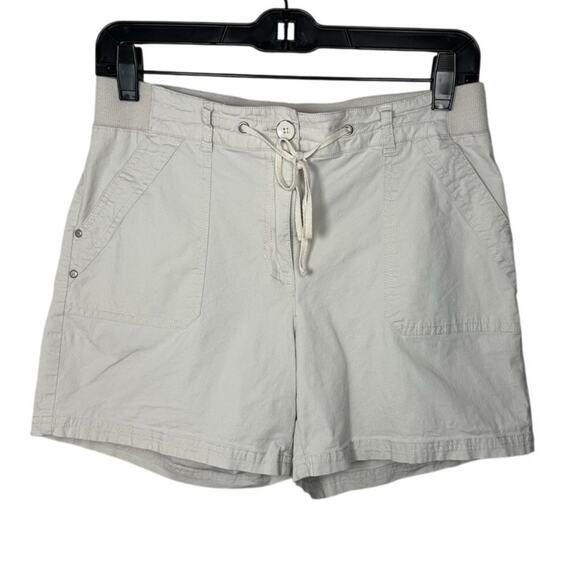 Tribal Jeans Gray Cotton Blend Cargo Shorts Women's 6 - Picture 1 of 7
